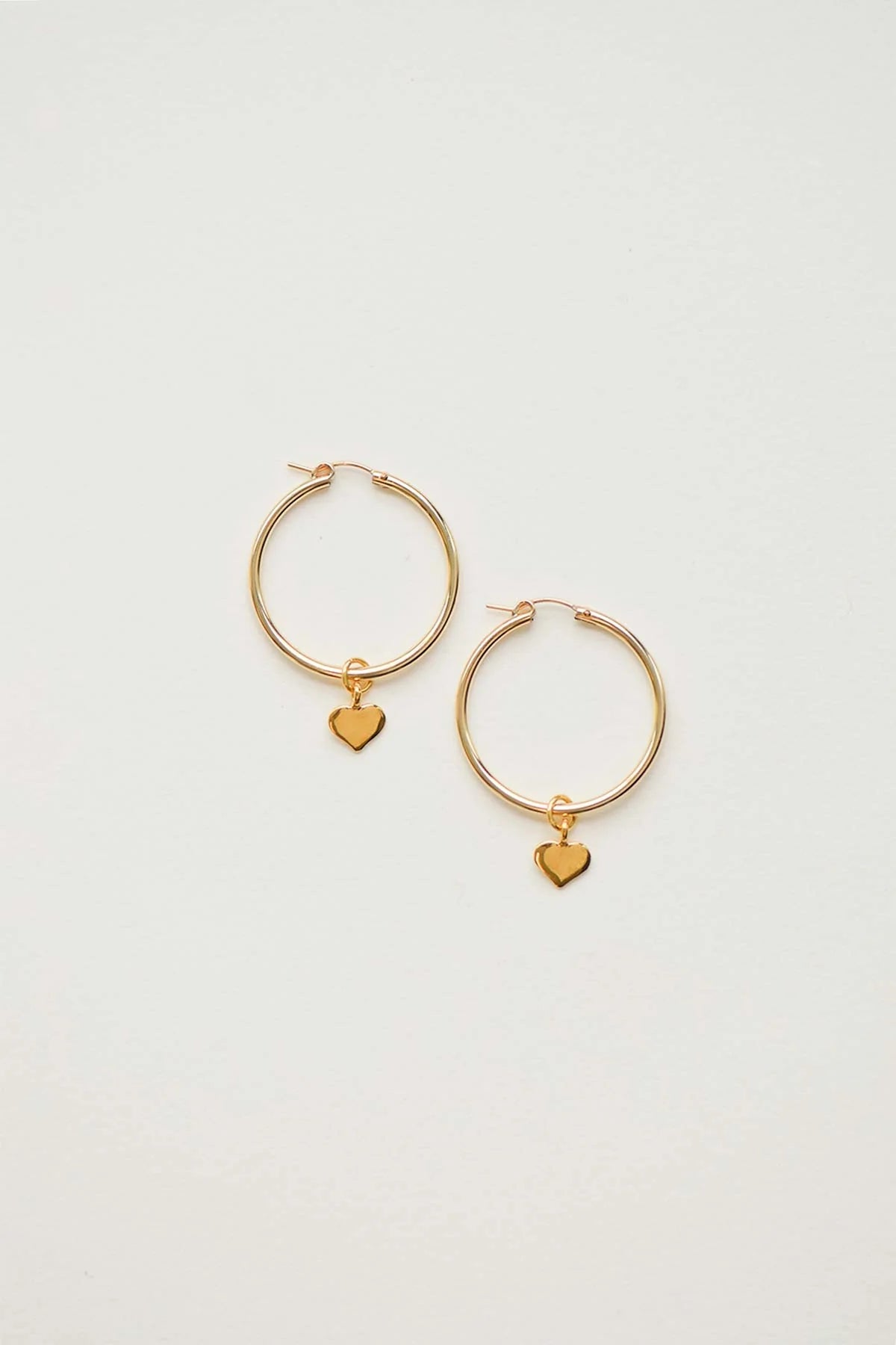Bebe Heart Hoops
