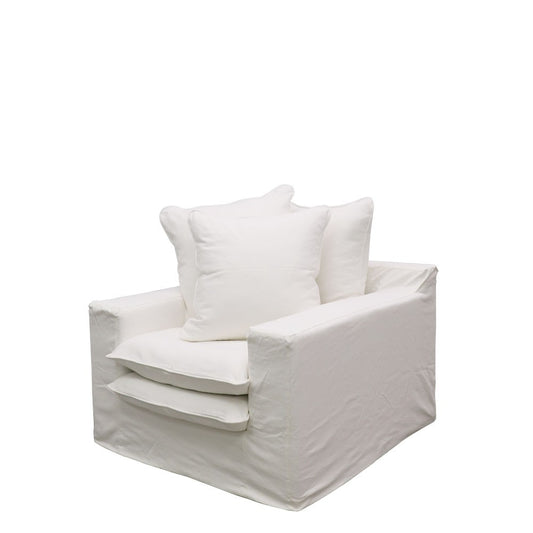 Armchair - White Slipcover