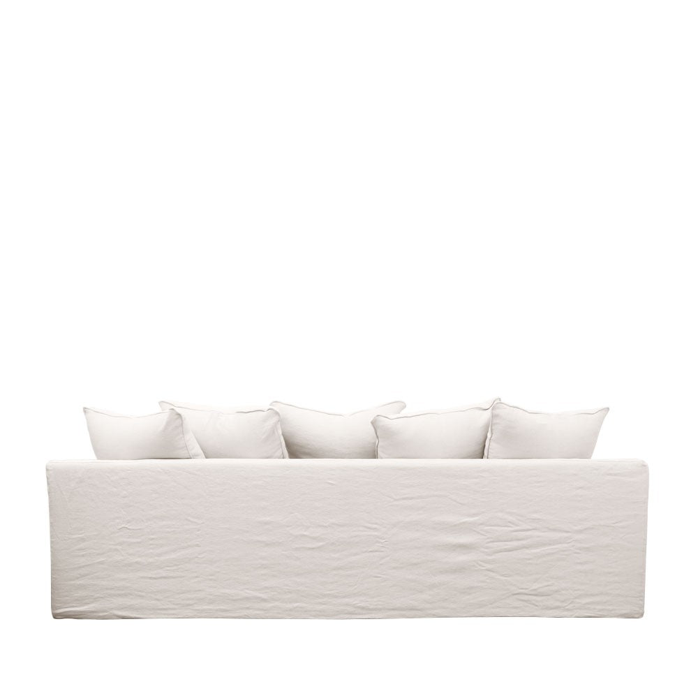 Three Seater Sofa - White