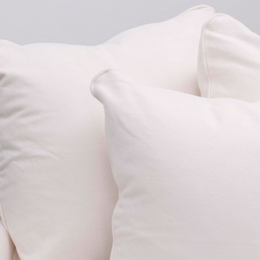 Three Seater Sofa - White