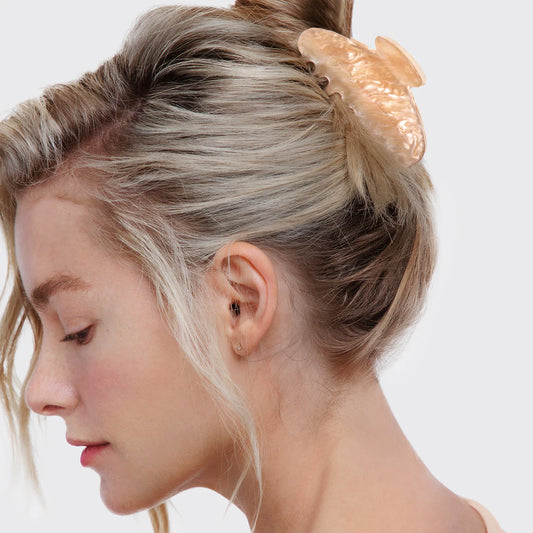 Kitsch - Marble Claw Clip - Blonde