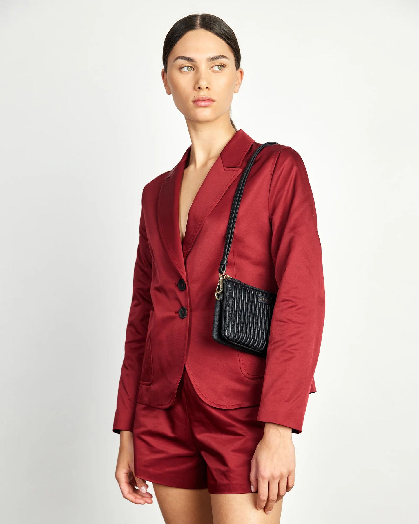 Tilly Crossbody - Black Diamond Quilt