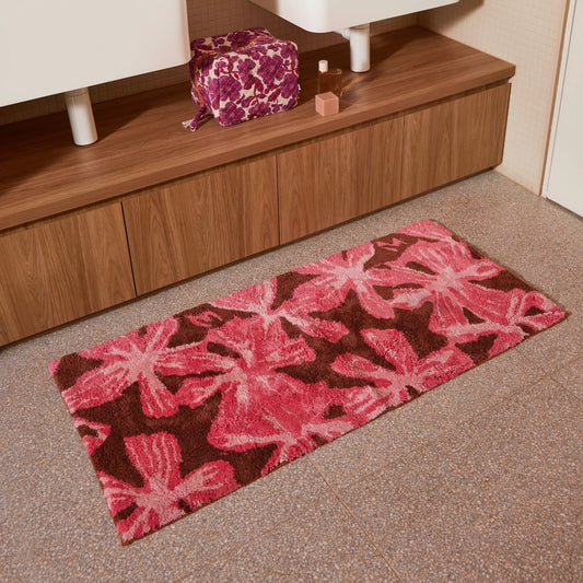 Mave Pink Long Bath Mat