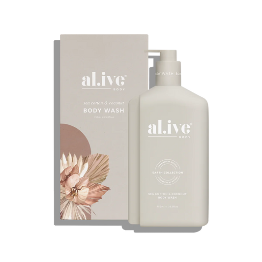 Body Wash - Sea Cotton & Coconut 750ml