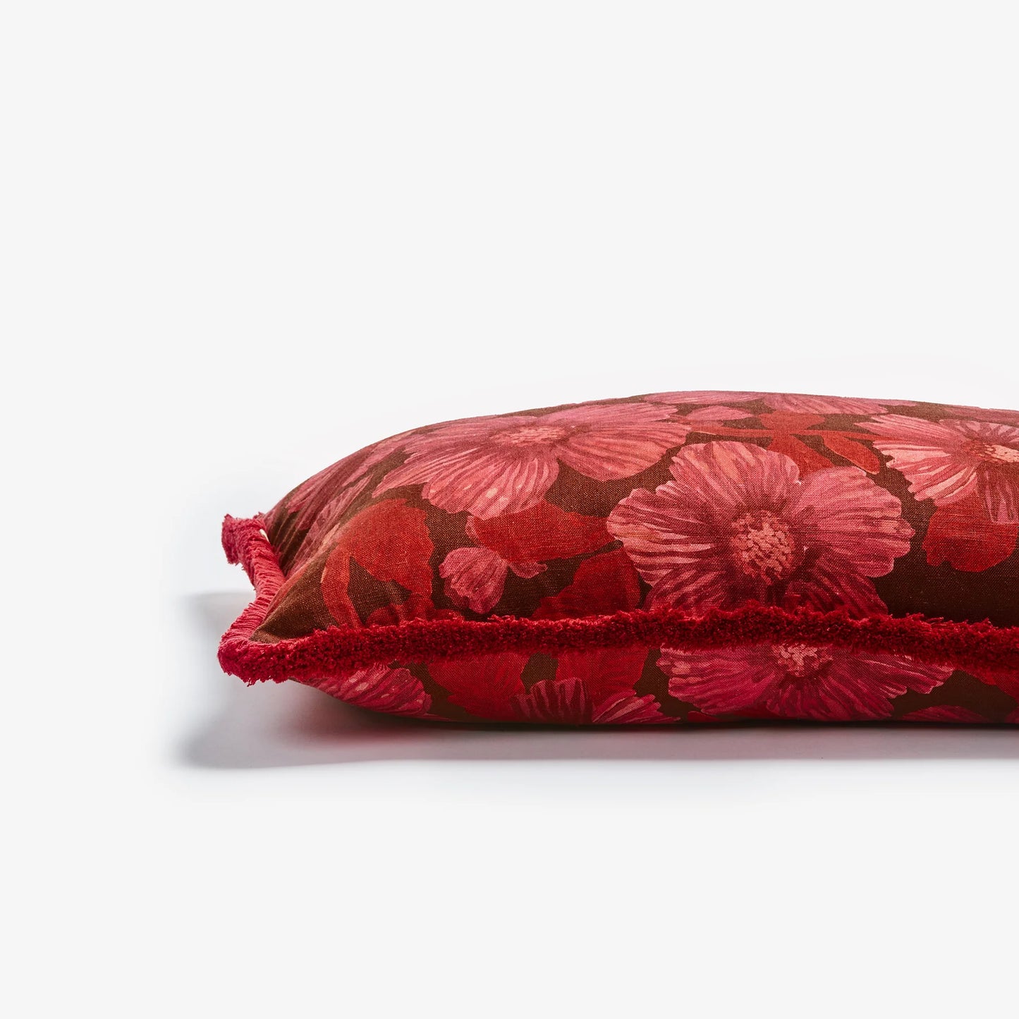Woodland Dark Cerise Cushion With Inner 60x40cm