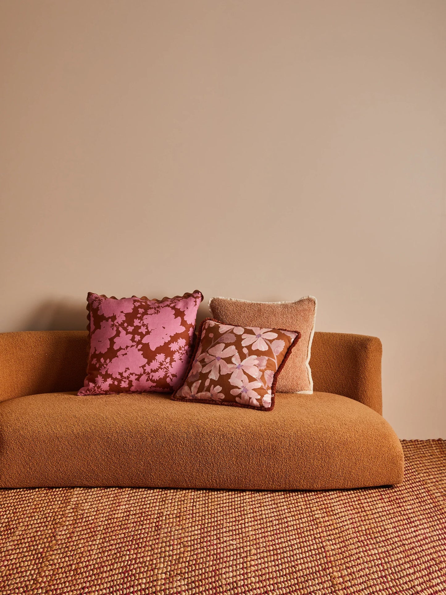 Violet Tan Cushion + Inner 50x50