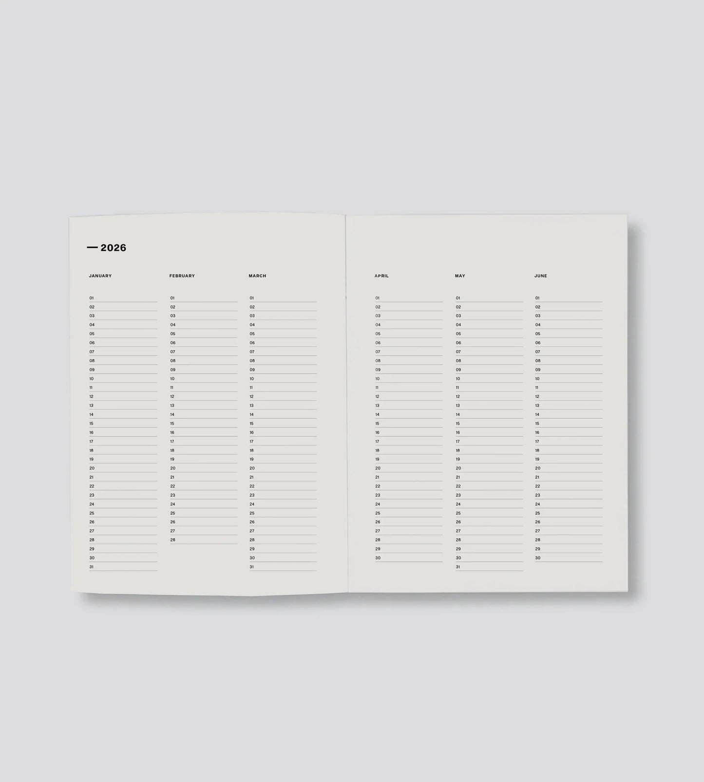 2026 Weekly Diary - Father Rabbit X Juliette Hogan