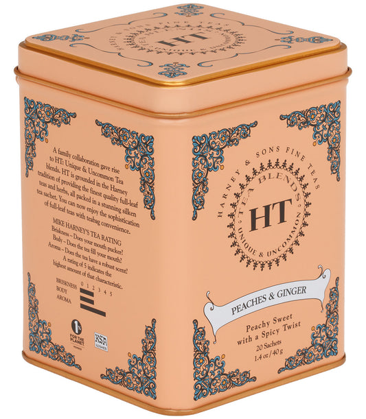 Peaches & Ginger Tea Tin
