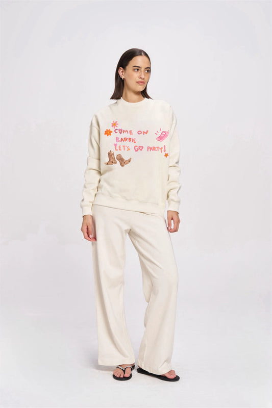 Barbie Party Fleece Crew