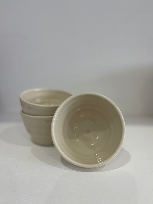 Heart Snack Bowl - Pink