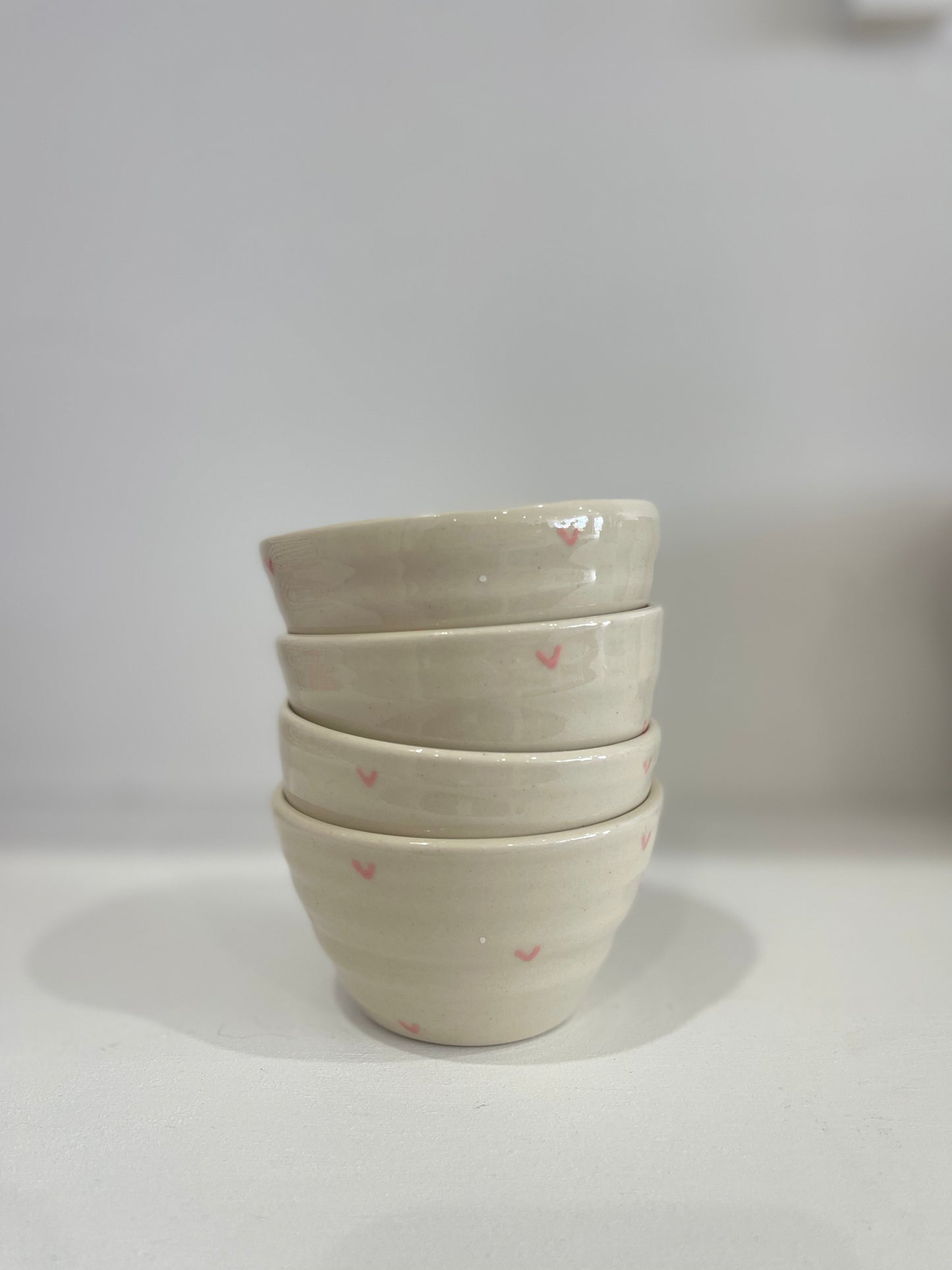 Heart Snack Bowl - Pink