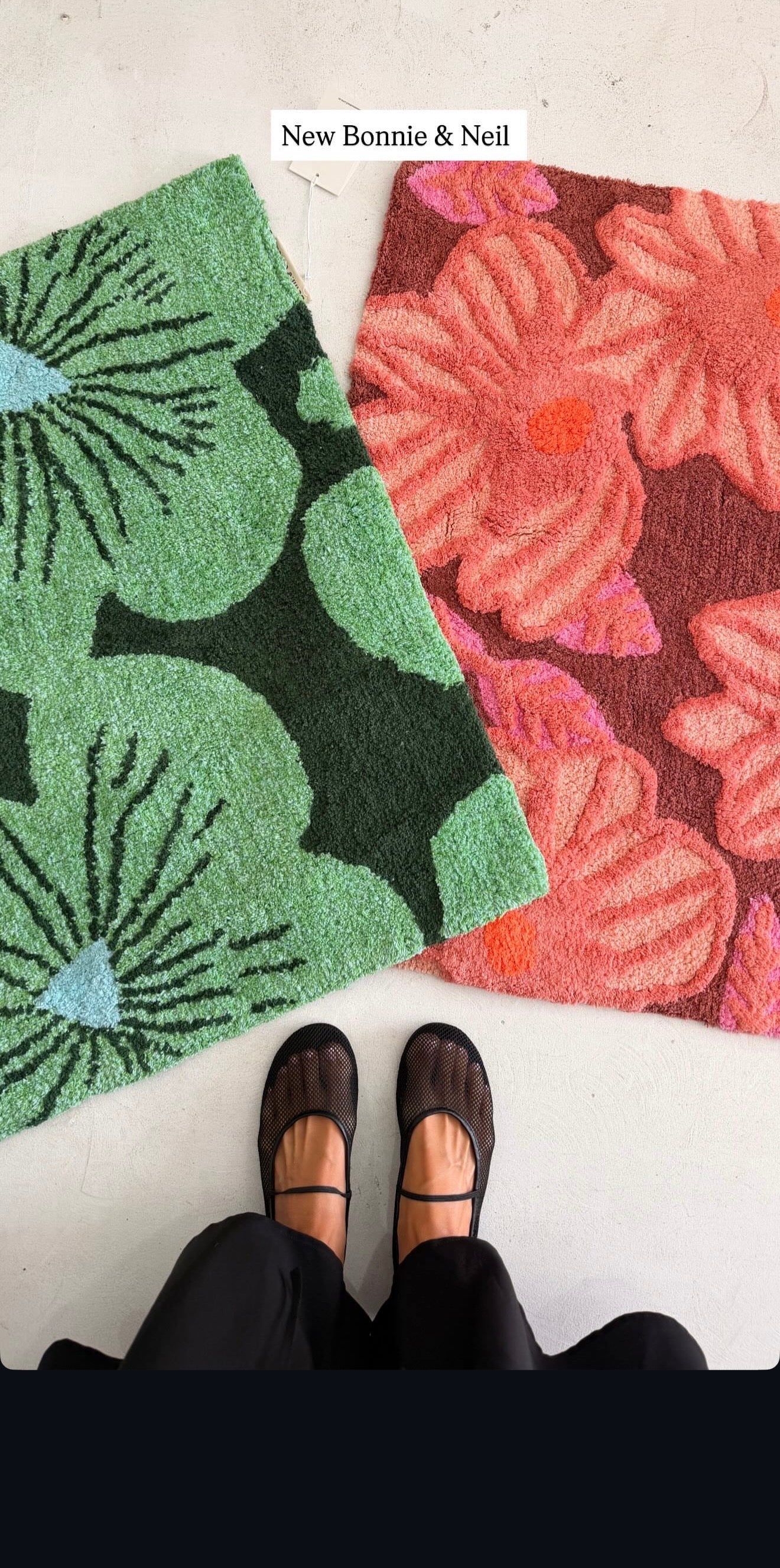 Azalea Light Green Bath Mat