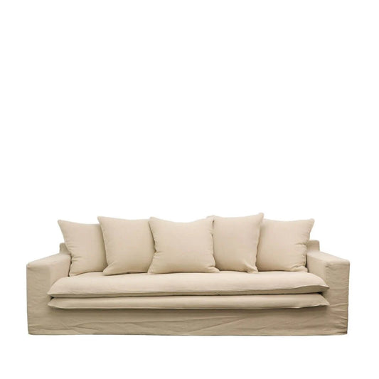 Three Seater Sofa - Oatmeal - Couch