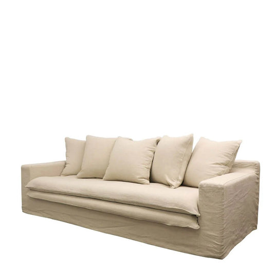 Three Seater Sofa - Oatmeal - Couch