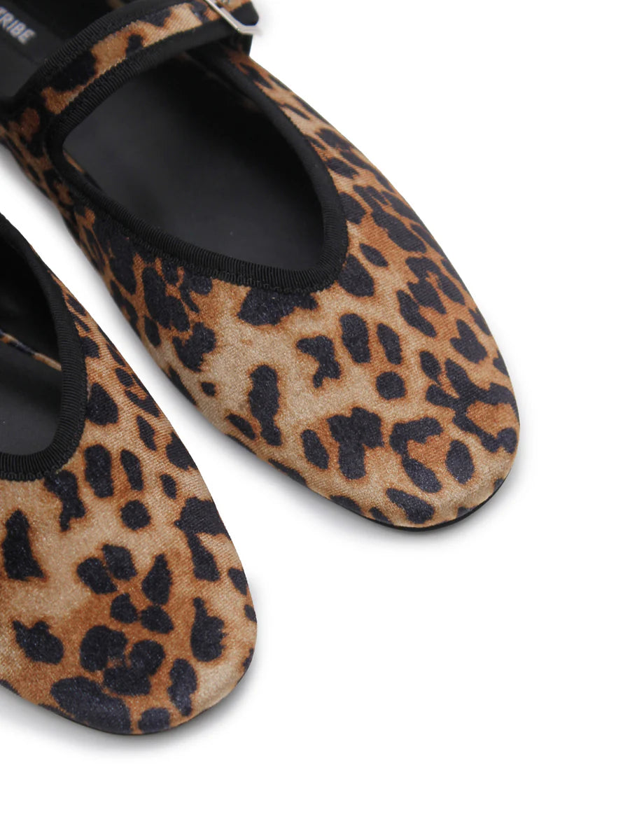 Mary Jane Leopard Flat