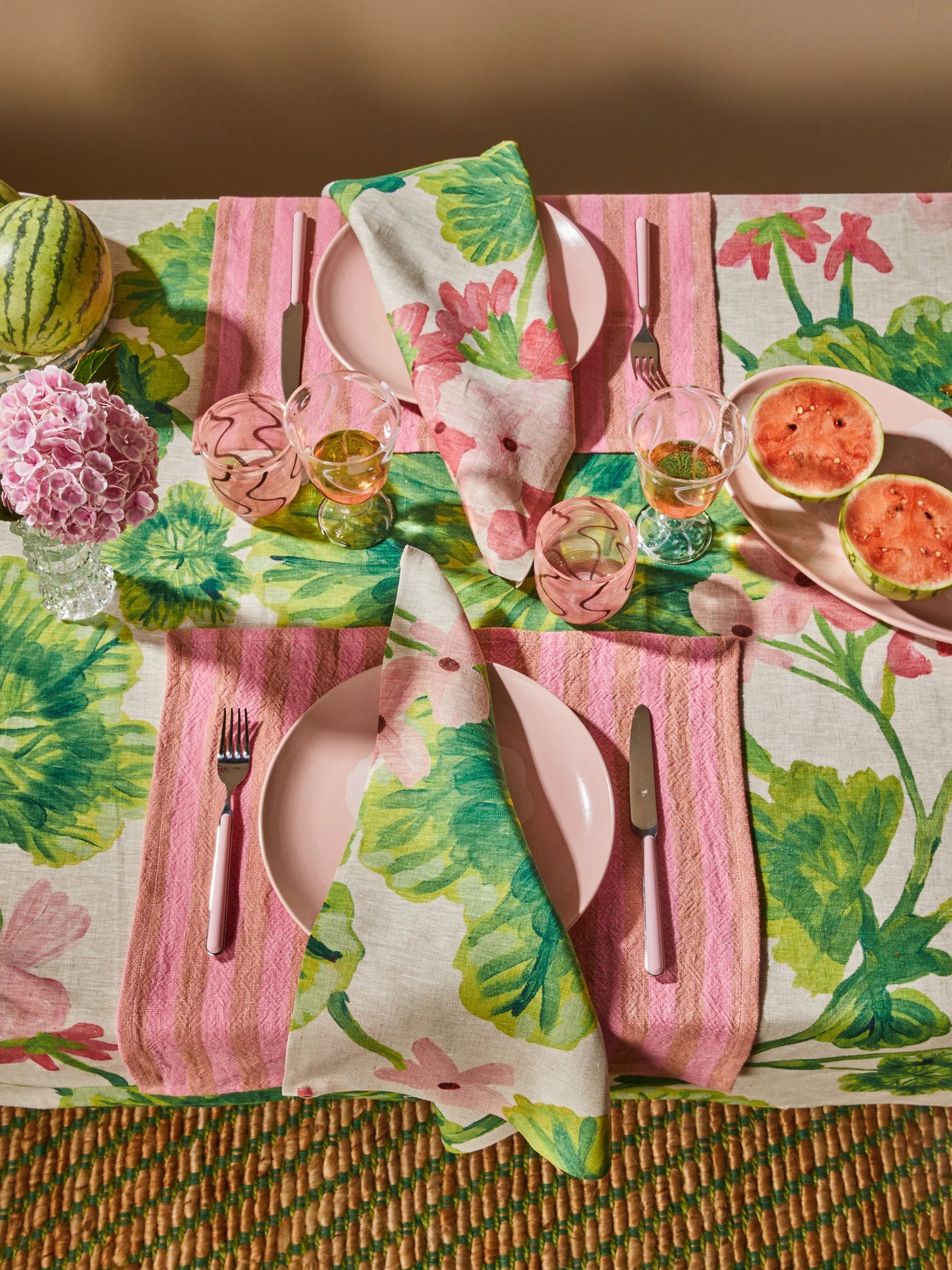 Geranium Multi Napkins - Set of 4
