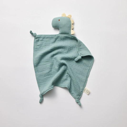 Dinosaur Lovey - Organic Muslin