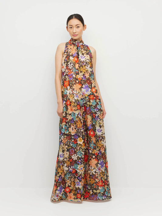 Ramona Dress - Petal Parade Linen Silk