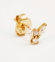 Gold Angel Stud Earring