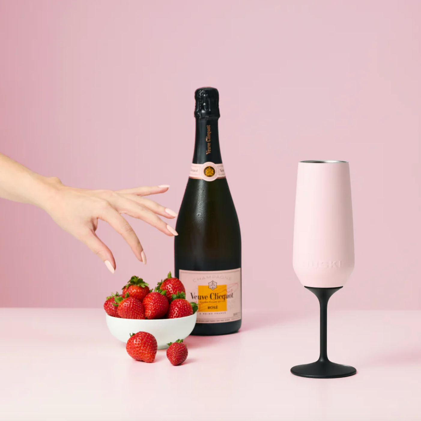 Champagne Flute - Powder Pink