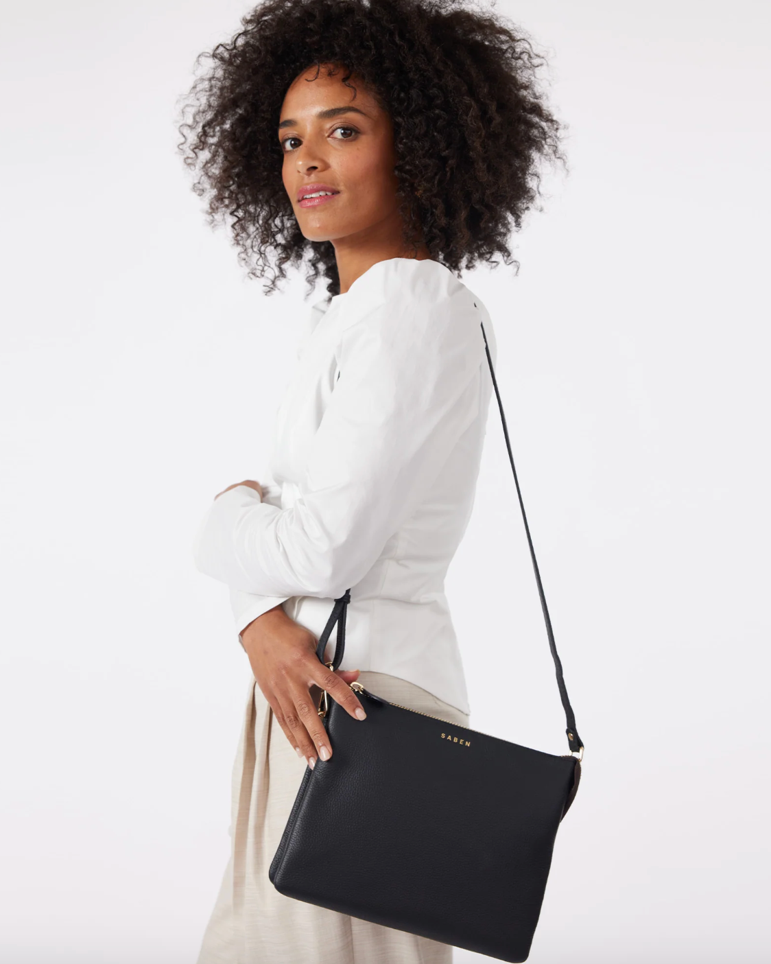 Matilda Crossbody Black + Chain