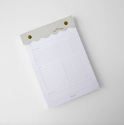 Curved Notepad - White