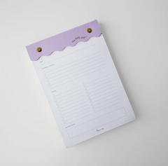 Curved Notepad - Lilac