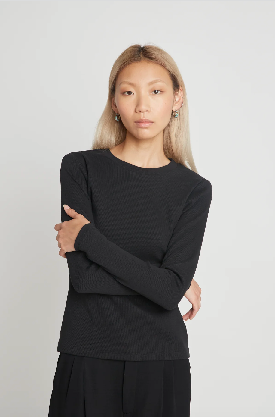 Hardcore Long Sleeved Tee - Black