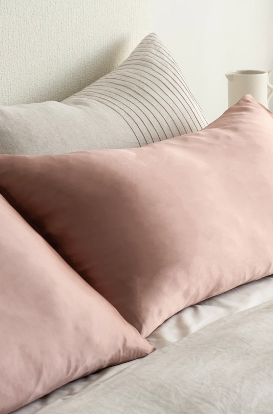 Silk Pillowcase - Antique Rose