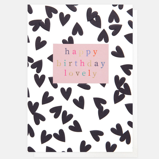 Happy Birthday Lovely Heart Card