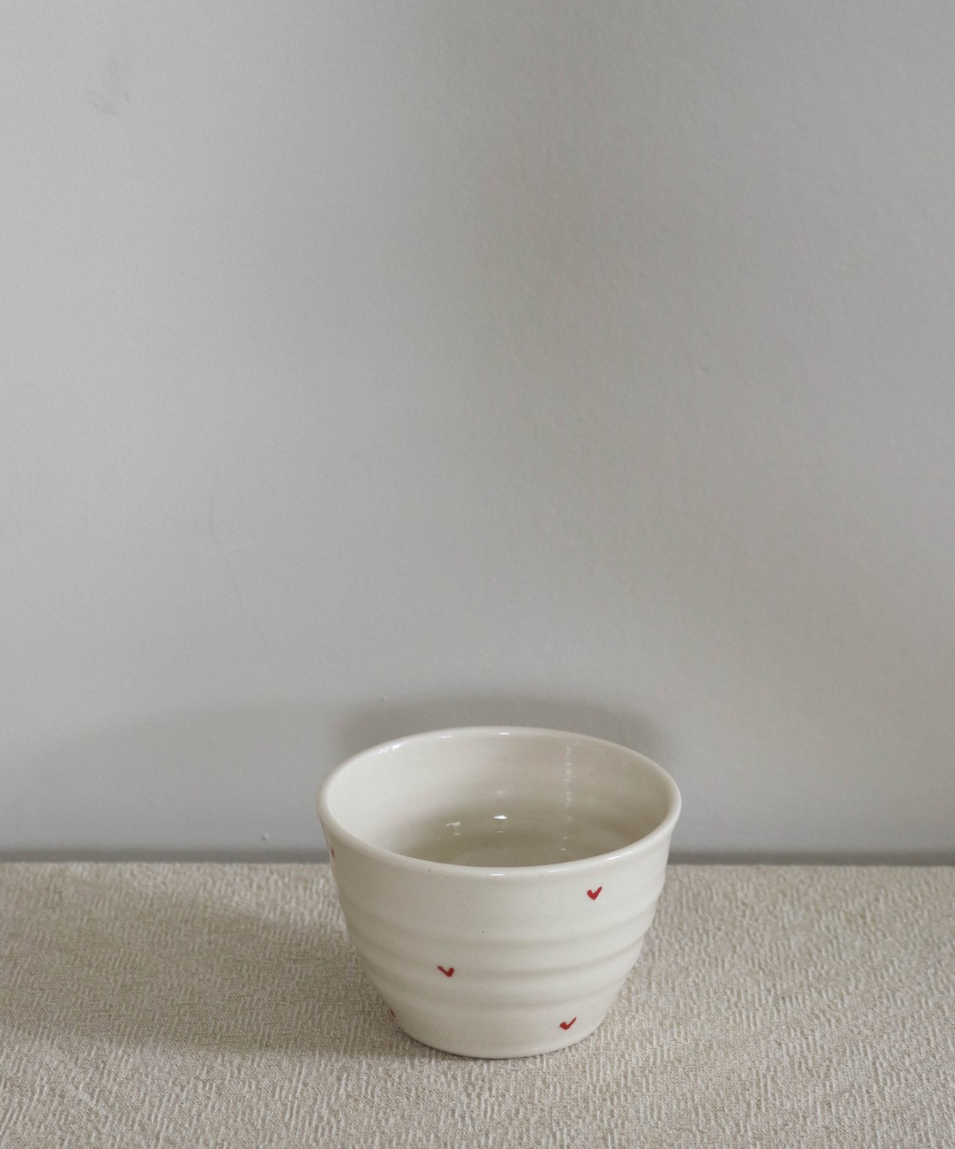 Heart Snack Bowl - Red