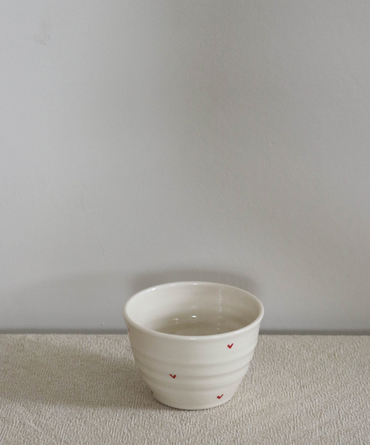 Heart Snack Bowl - Red