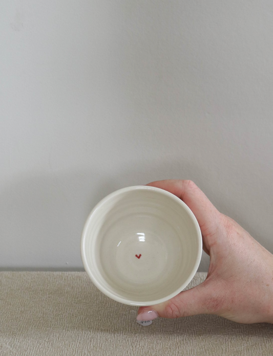 Heart Snack Bowl - Red