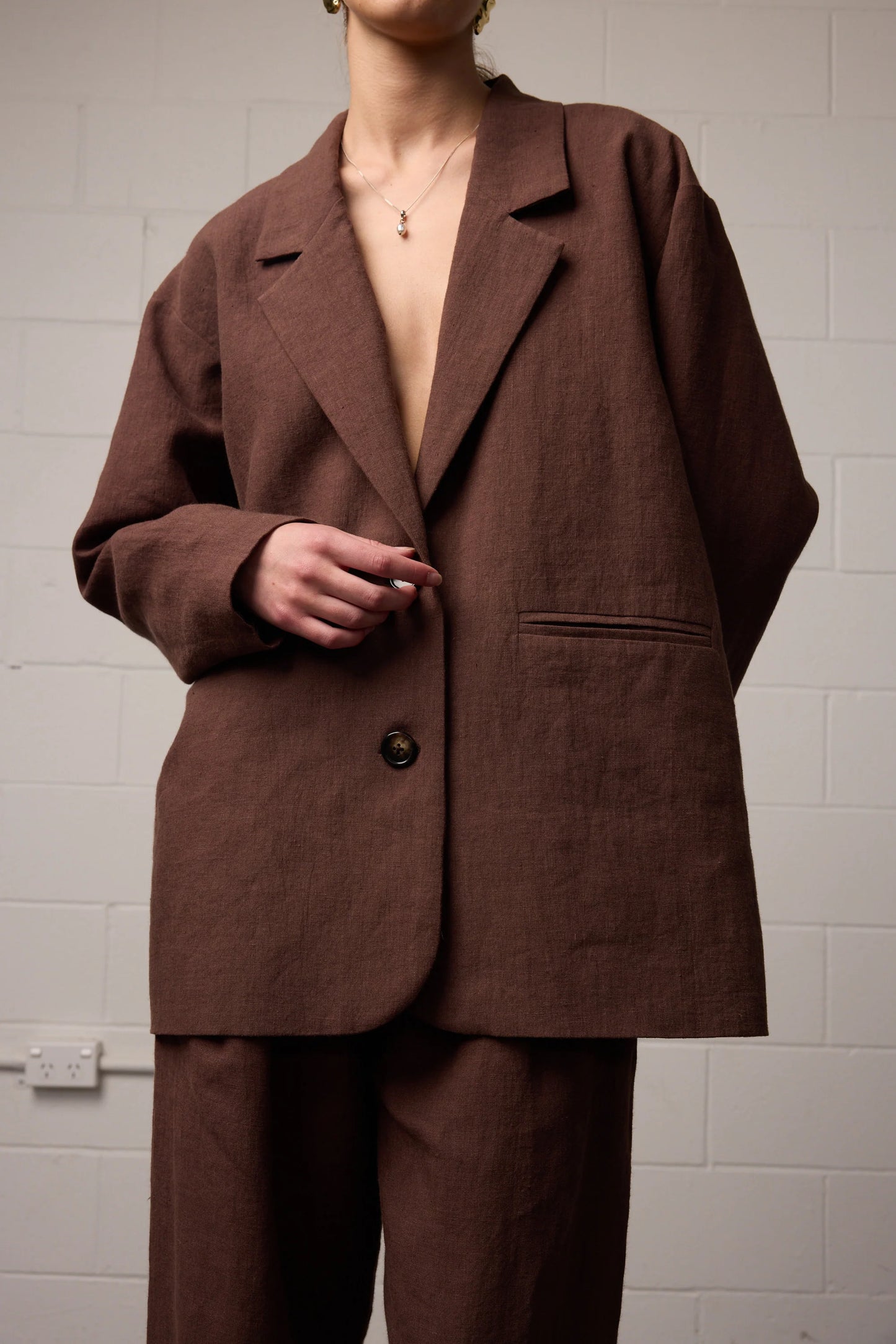 Franco Blazer - Mocha