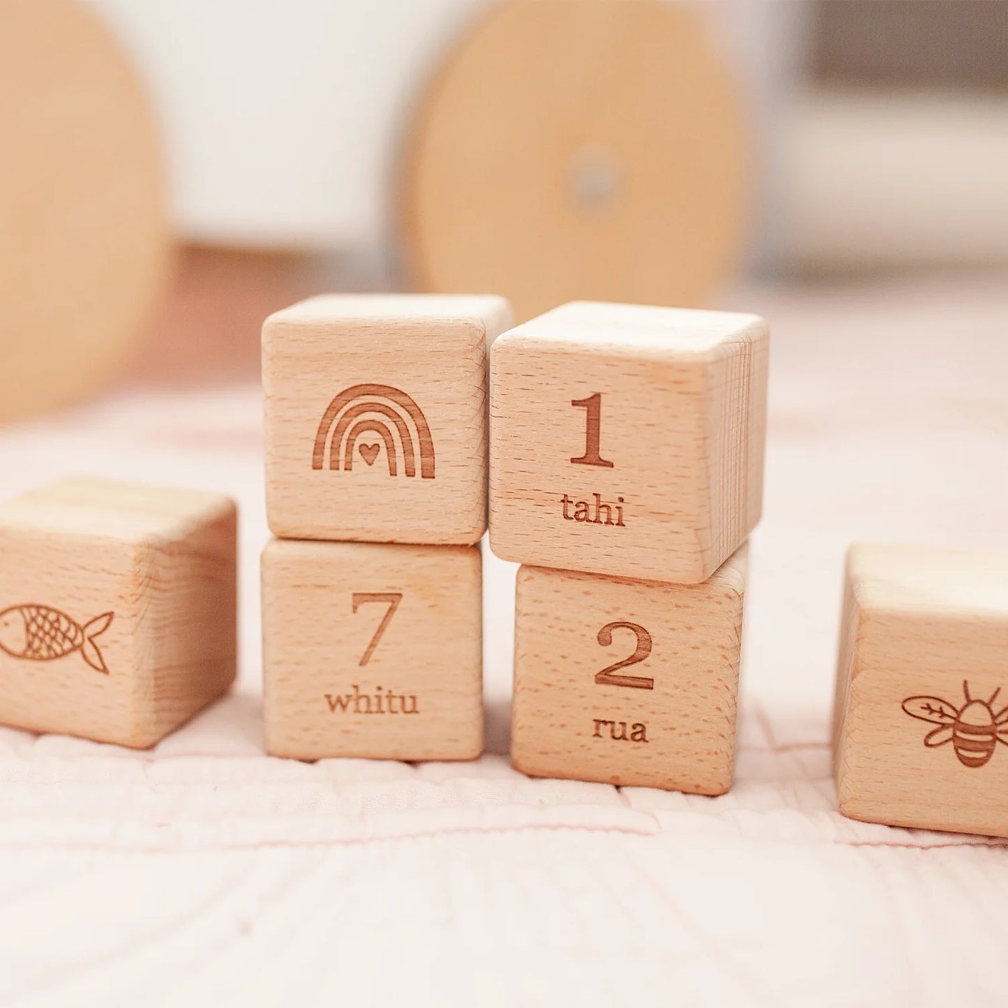 Wooden Blocks - Tahi, Rua, Toru..