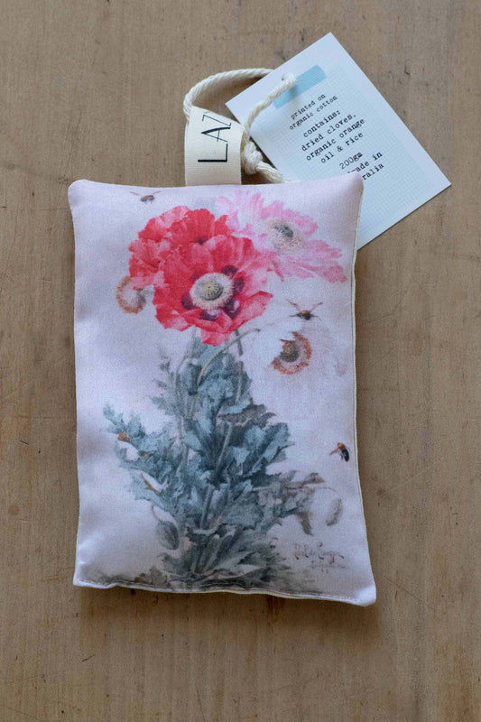 Scented Sachet - Bee Red Flower