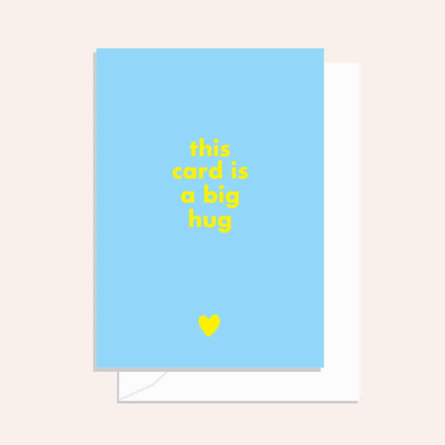 Big Hug Blue/Yellow Card