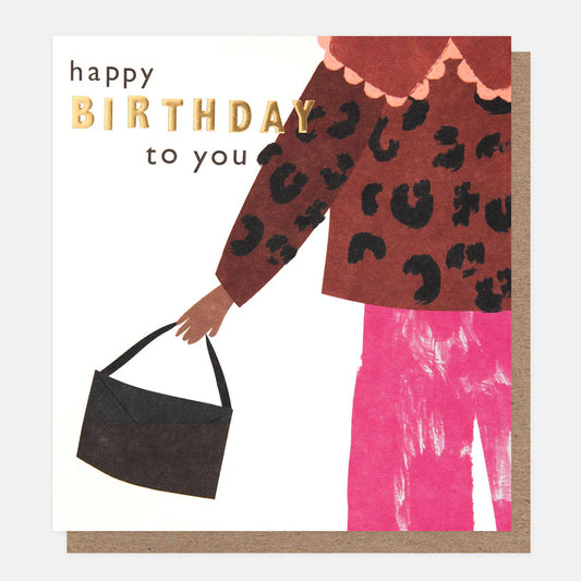 Happy Birthday To You Leopard Card
