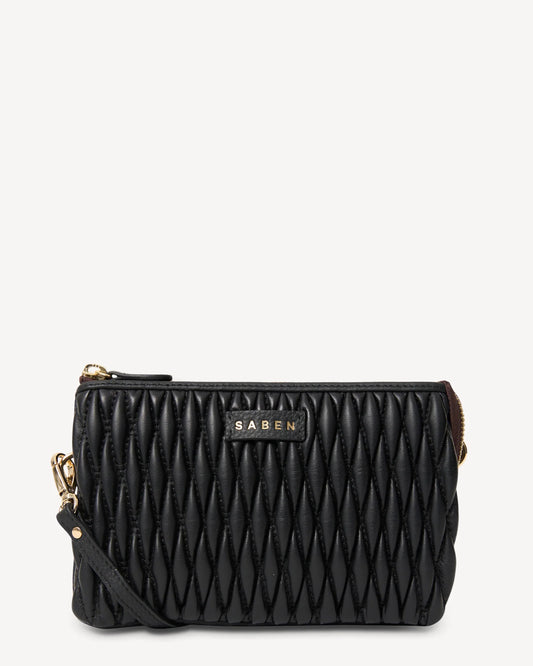 Tilly Crossbody - Black Diamond Quilt