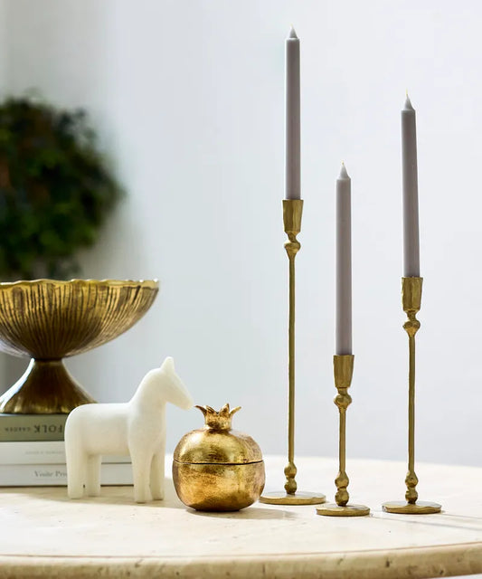 Eddie Candlestick - Gold Small