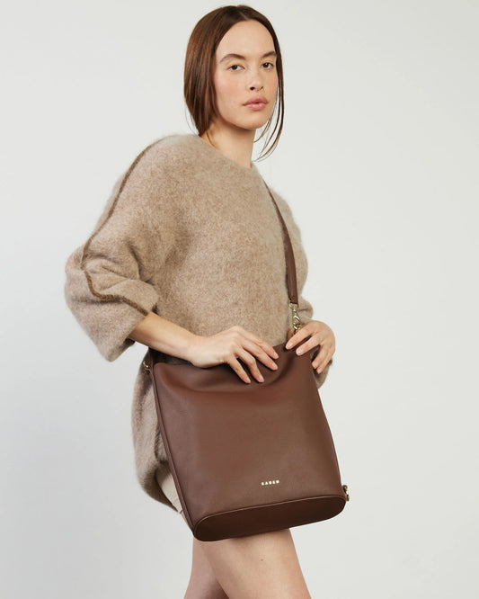 June Shoulder Bag - Umber Pebble