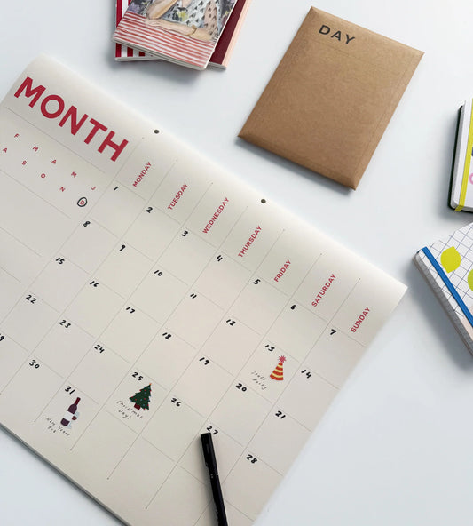 A2 Monthly  Planner