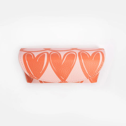 Pink/Orange Glasses Case