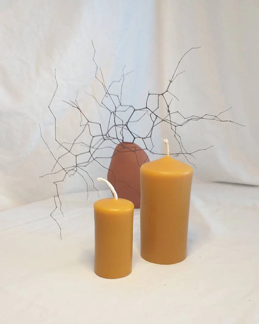 Beeswax Pillar Candle