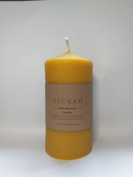Beeswax Pillar Candle