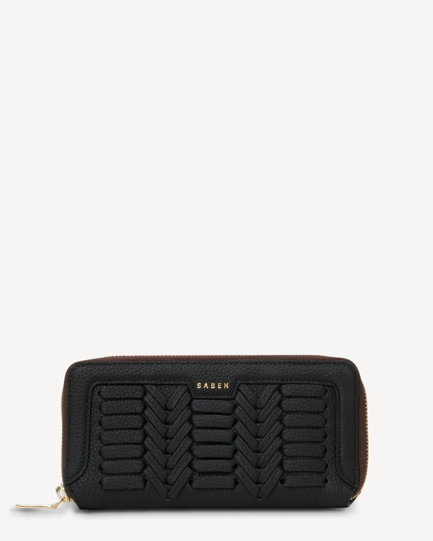 Lyric Wallet Black Macro Weave