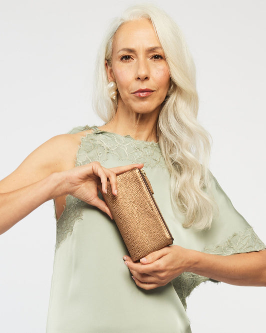 Sam Wallet - Brushed Bronze