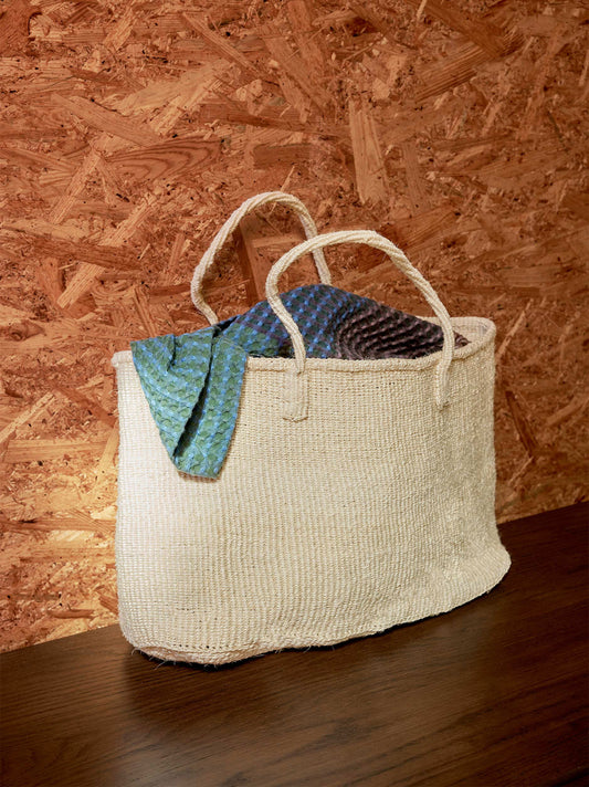 Sisal Oval Basket - Cream