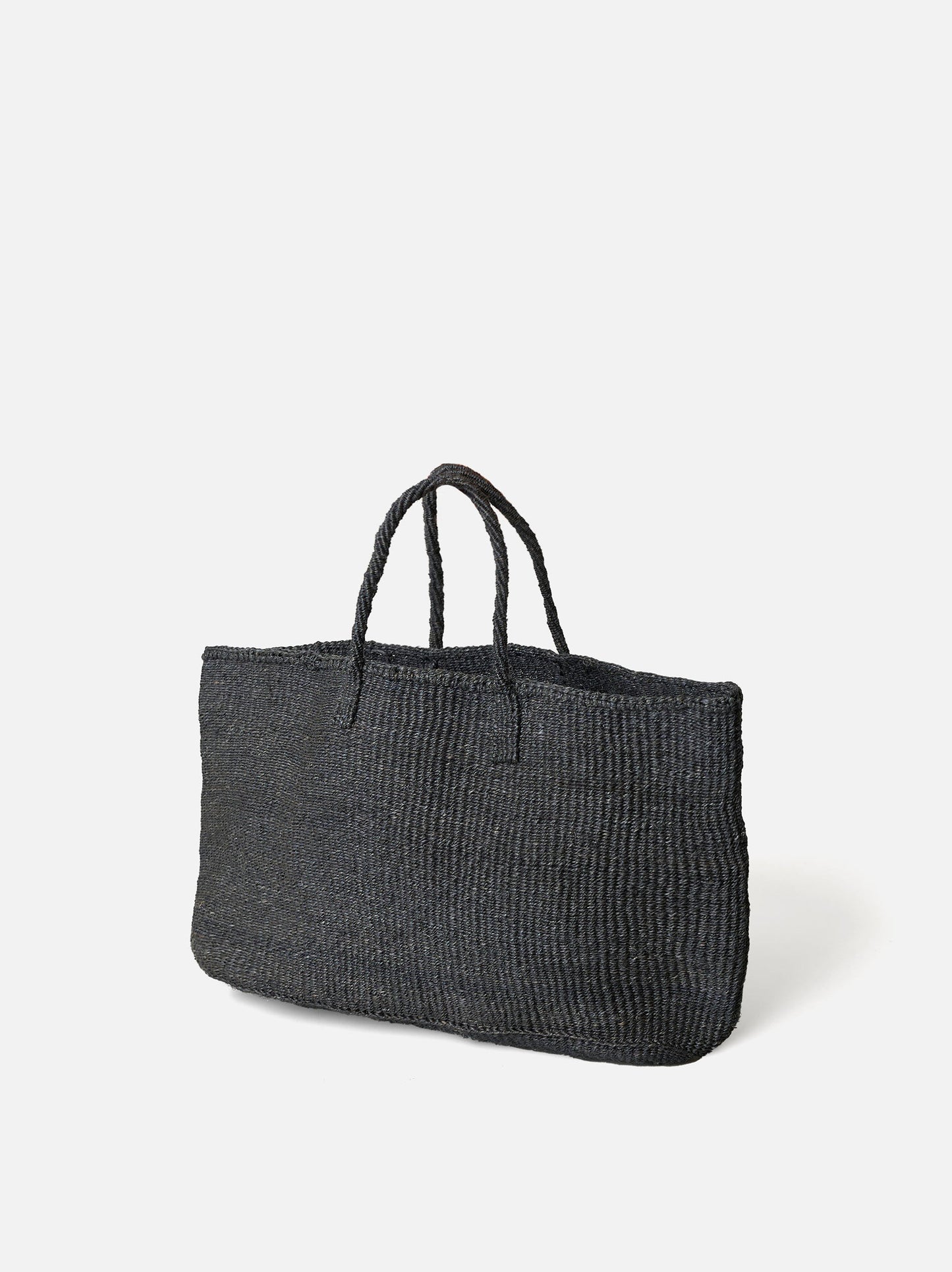 Sisal Oval Basket - Charcoal