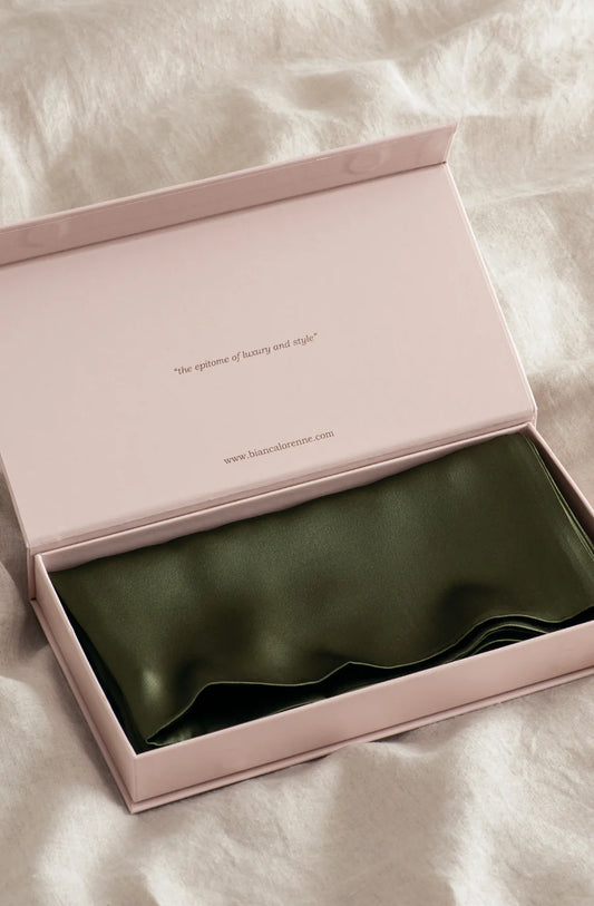 Silk Standard Pillowcase - Olive